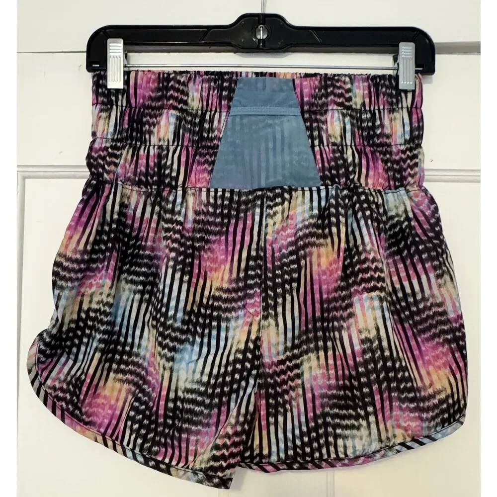 FP Movement "Way Home" Printed Shorts Active Workout Free People Size S - Picture 4 of 5